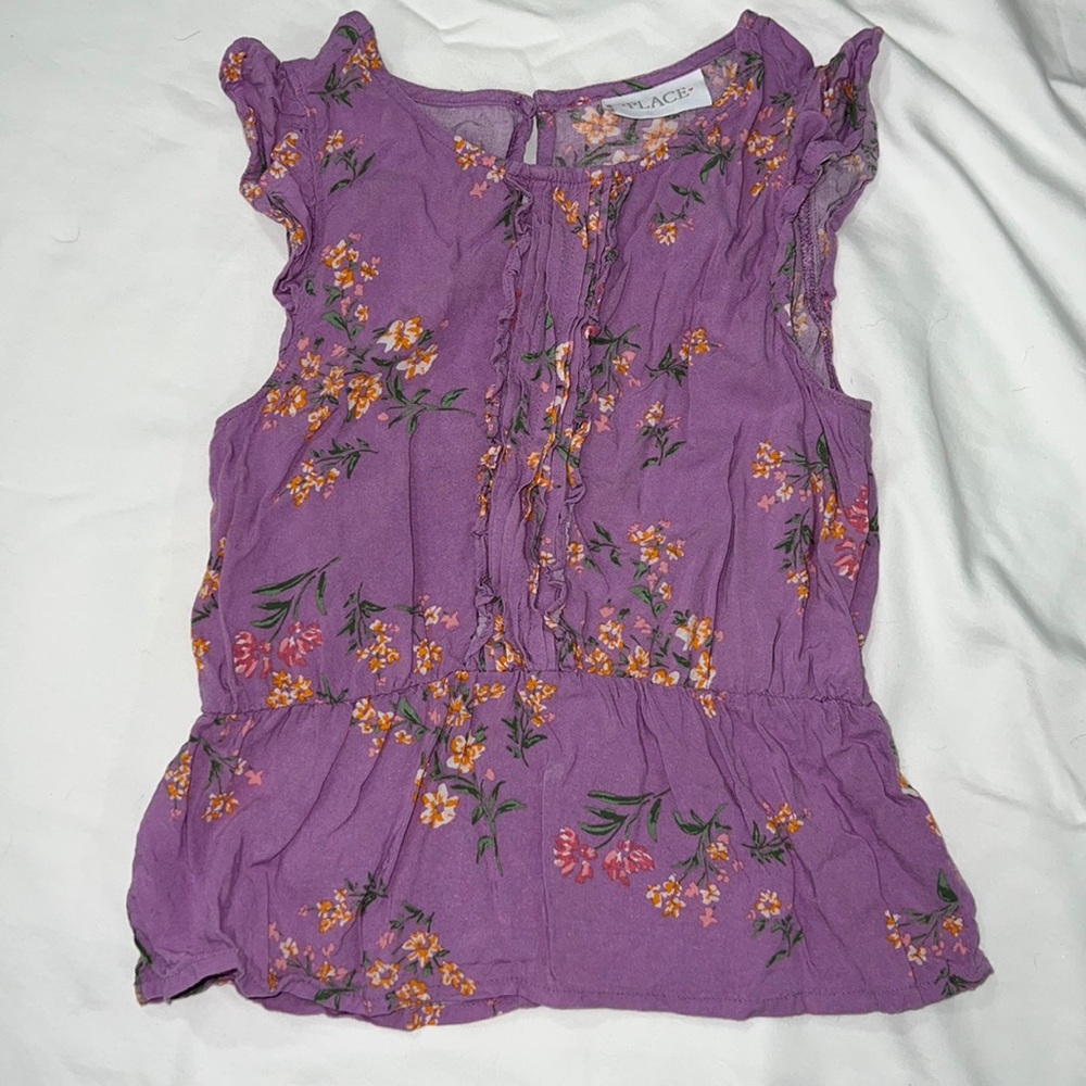 Girls floral top